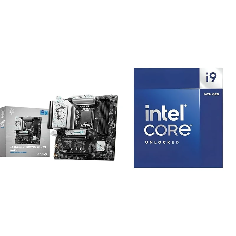 MSI B760M GAMING PLUS WIFI Motherboard + Intel® Core™ i9-14900K Desktop Processor 24 cores