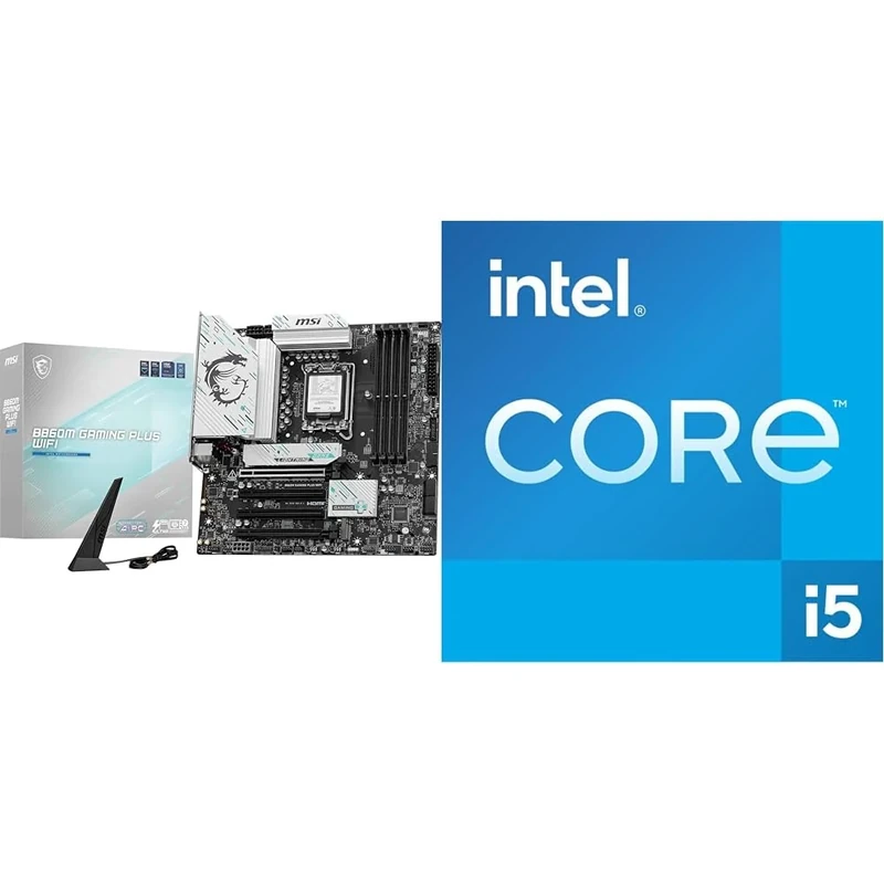 MSI B860M GAMING PLUS WIFI Motherboard + Intel® Core™ i5-14600K Desktop Processor 14 cores