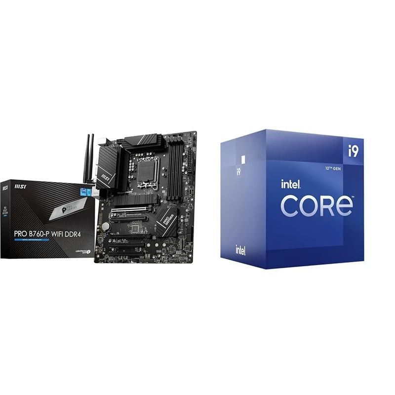 MSI PRO B760-P WIFI DDR4 Motherboard + Intel® Core™ i9-12900K Desktop Processor 16