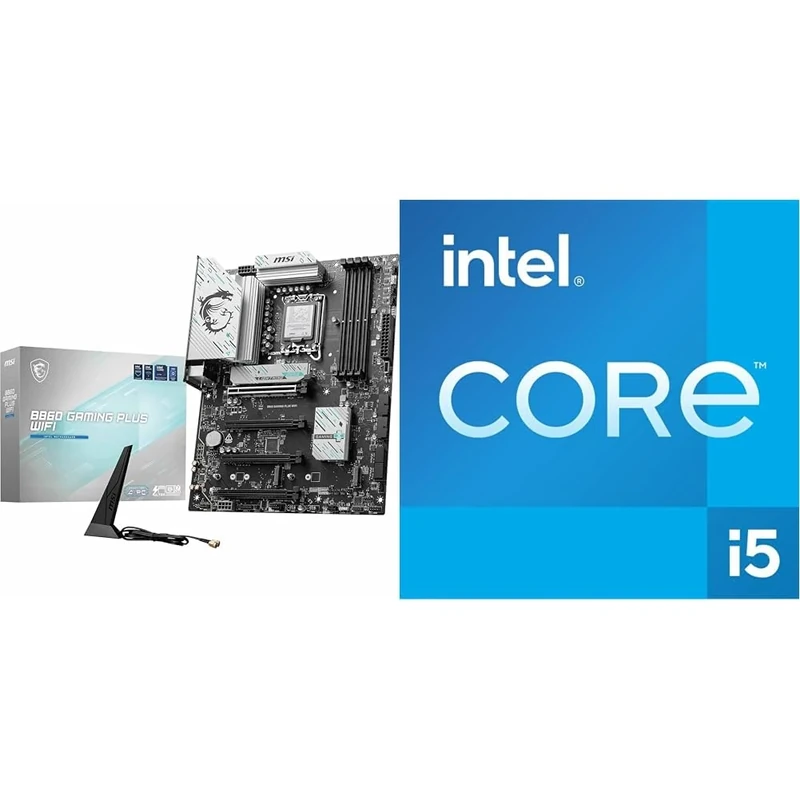 MSI B860 GAMING PLUS WIFI Motherboard + Intel® Core™ i5-14600K Desktop Processor 14 cores