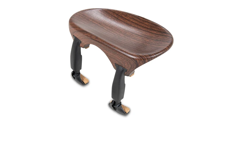 Wittner Chinrest, centre-mounted chinrest Viola, high-tech plastic, anatomically shaped, allergy-tested, without screwdriver, rosewood coloured, Made in Germany, 254231P