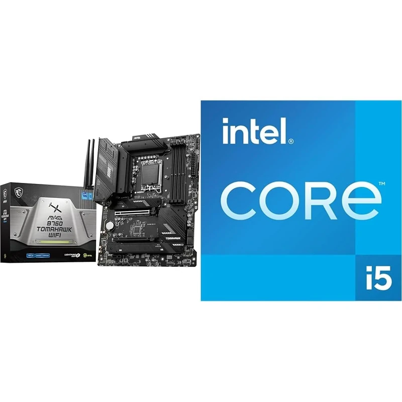 MSI MAG B760 TOMAHAWK WIFI Motherboard + Intel® Core™ i5-14600K Desktop Processor 14 cores