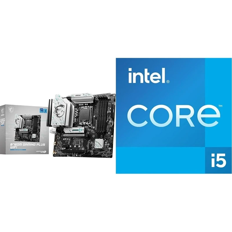 MSI B760M GAMING PLUS WIFI Motherboard + Intel® Core™ i5-14600K Desktop Processor 14 cores