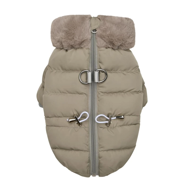 MARSHMALLOW QUILTED JUMPER Dog coat Khaki XXL