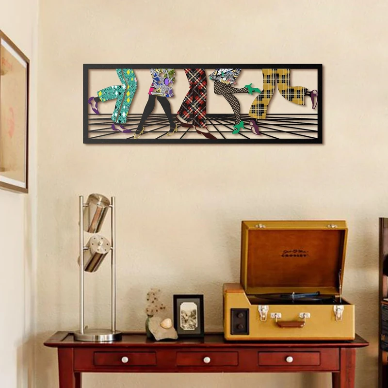 Stylish Decorative Metal Wall Accessory, 31 x 95 cm, 100% Steel, 1.2 mm Thick, Durable & Elegant Design for Home or Office Decor