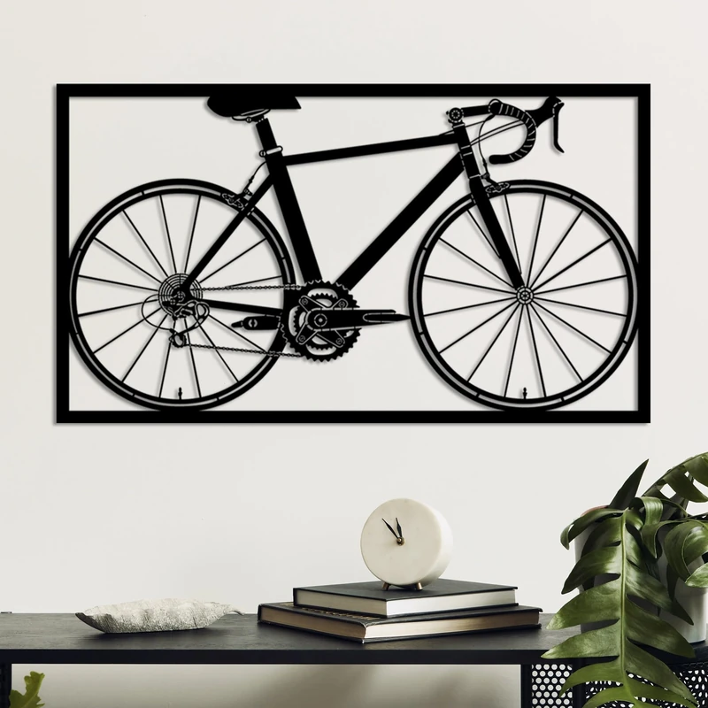 Stylish Black Decorative Metal Wall Accessory, 70 x 41 cm, 100% Metal, 1.5 mm Thick, Easy Wall Mounting, Perfect for Modern Home Decor - Image 1