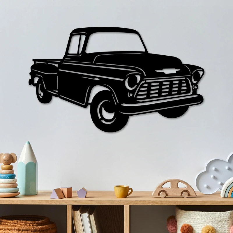 Stylish Black Decorative Metal Wall Accessory, 60 x 36 cm, 100% Metal, 1.5 mm Thickness, Lightweight (0.947 kg), Perfect for Modern Home Decor