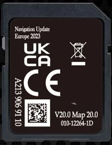 GPS Navigation SD Card Europe 2025 v22 - A2139069510 compatible with MERCEDES GARMIN MAP PILOT - STAR2