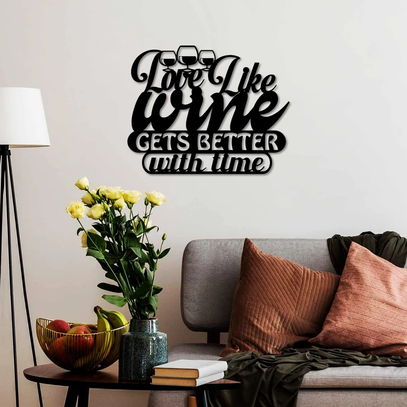 Stylish Black Decorative Metal Wall Accessory, 50 x 40 cm, 100% Metal, 1.5 mm Thickness, Lightweight (0.89 kg), Perfect for Modern Home Decor