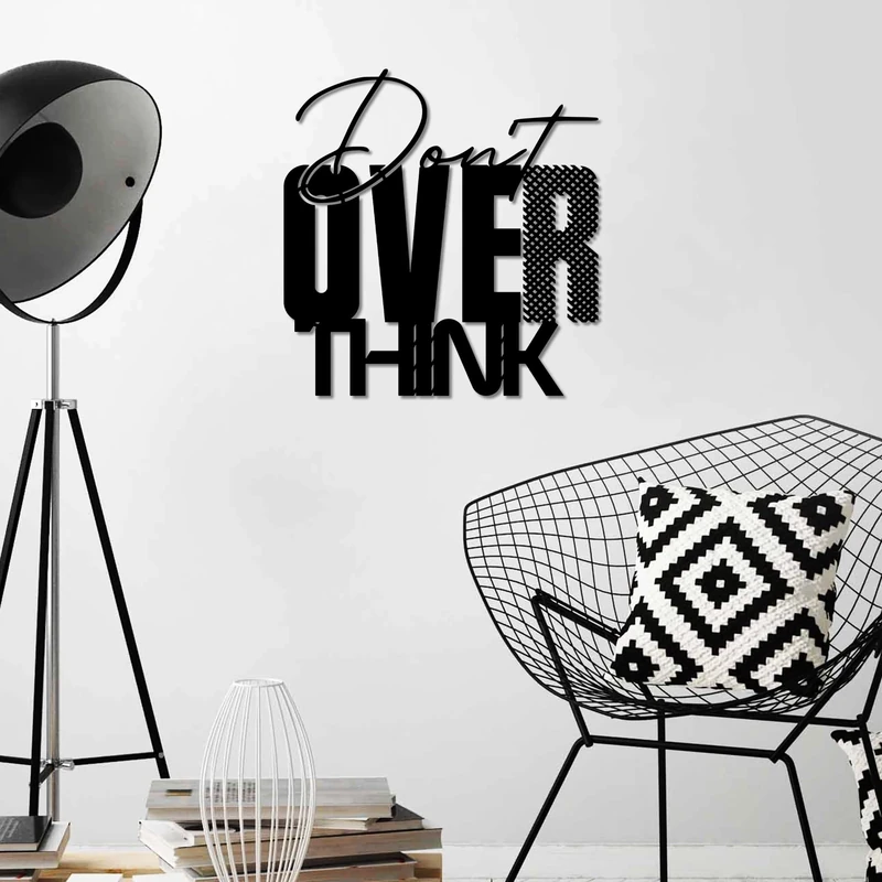 Stylish Black Decorative Metal Wall Accessory, 52 x 54 cm, 100% Metal, 1.5 mm Thickness, Lightweight 1.27 kg, Perfect for Modern Home Decor