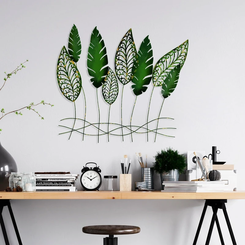 Handmade Decorative Metal Wall Accessory, 75 x 80 cm, 100% Metal (1.5 mm), Unique Hand-Painted Design, Perfect for Home Decor & Art Lovers