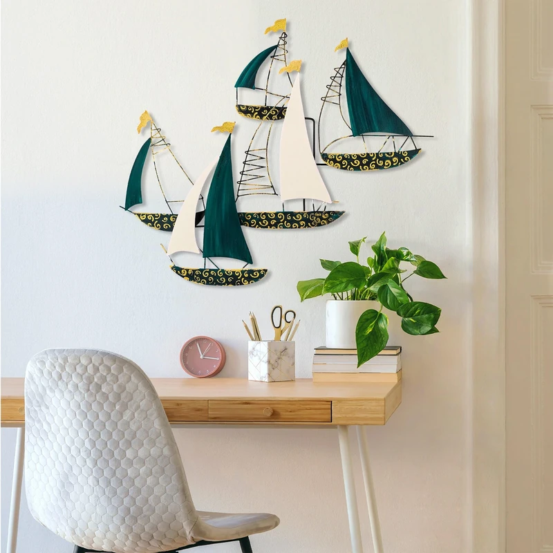 Handmade Decorative Metal Wall Accessory, 77 x 91 cm, 100% Metal (1.5 mm), Unique Hand-Painted Design, Perfect for Home Decor & Art Lovers