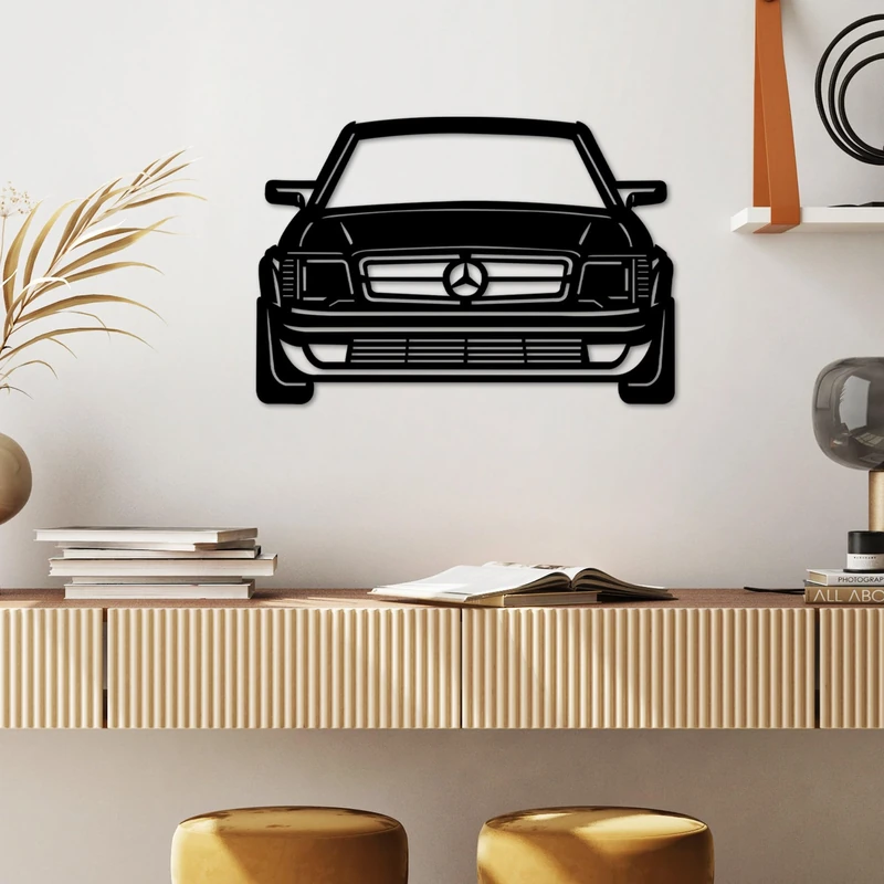 Stylish Black Decorative Metal Wall Accessory, 60 x 42 cm, 100% Metal, 1.5 mm Thickness, Perfect for Modern Home Decor & Office Spaces - Image 1