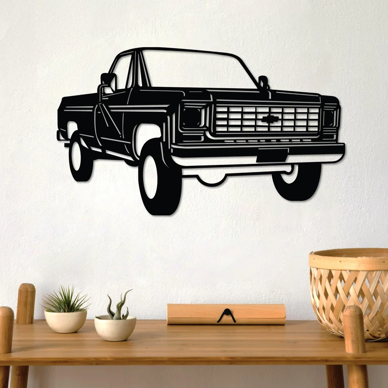 Stylish Black Decorative Metal Wall Accessory, 60 x 35 cm, 100% Metal, 1.5 mm Thickness, Lightweight (0.801 kg), Perfect for Modern Home Decor