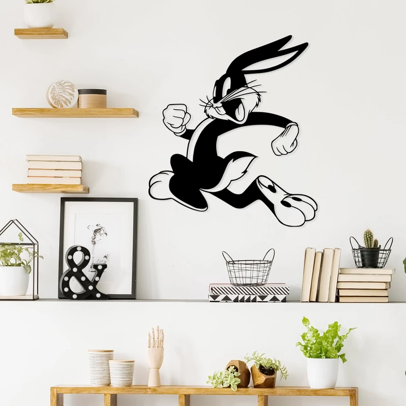 Stylish Black Decorative Metal Wall Accessory, 62 x 70 cm, 100% Metal, 1.5 mm Thick, Lightweight (0.852 kg), Perfect for Modern Home Decor
