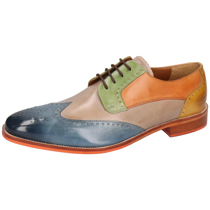 Melvin & Hamilton Men's Jeff 14 Oxford, Multicoloured, 7.5 UK