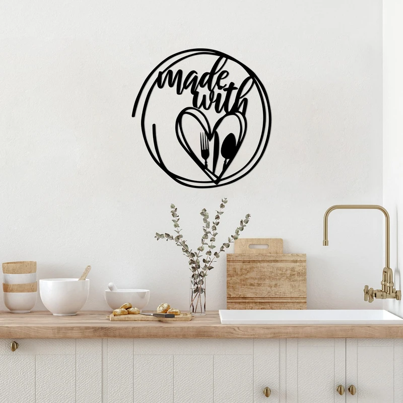 Stylish Black Decorative Metal Wall Accessory, 62 x 62 cm, 100% Metal, 1.5 mm Thickness, Perfect for Modern Home Decor & Unique Wall Art