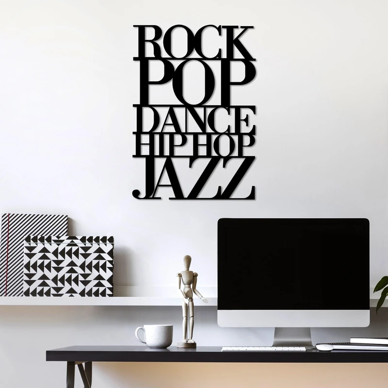 Stylish Black Decorative Metal Wall Accessory, 70 x 49 cm, 100% Metal (1.5 mm Thick), Easy Wall Mounting, Perfect for Modern Home Decor
