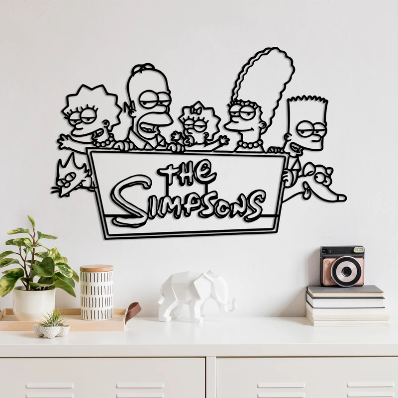 Stylish Black Decorative Metal Wall Accessory, 62 x 40 cm, 100% Metal, 1.5 mm Thickness, Perfect for Modern Home Decor & Unique Wall Art