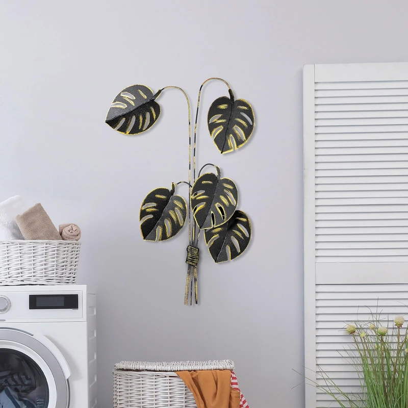 Handmade Decorative Metal Wall Accessory, 68 x 98 cm, 100% Metal (1.5 mm), Unique Hand-Painted Design, Perfect for Home Decor & Art Lovers