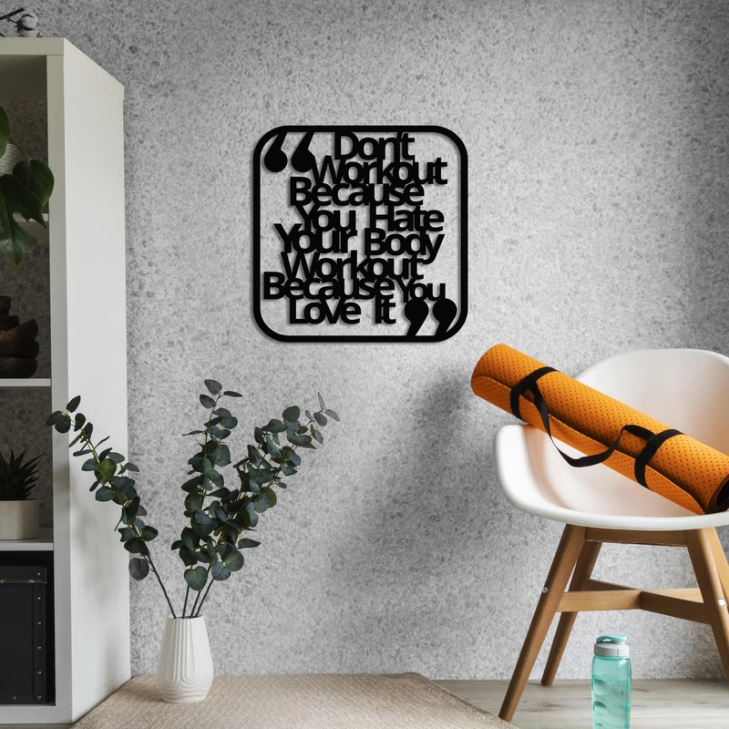 Stylish Black Decorative Metal Wall Accessory, 50 x 50 cm, 100% Metal, 1.5 mm Thickness, Lightweight 1.21 kg, Perfect for Modern Home Decor