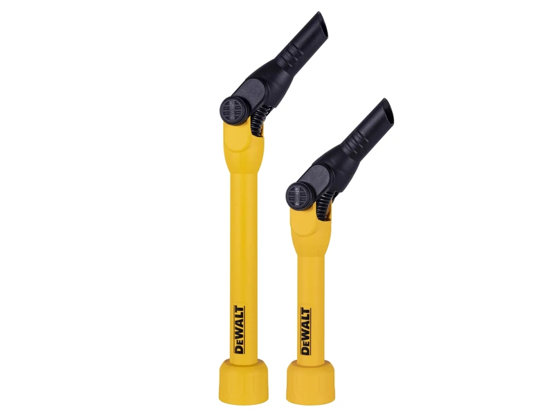 DEWALT DXVA00-1200E Pivoting Extension Wands Ensure Precise and efficient Cleaning. A Innovative 180° pivoting Joint with 5 Detent Positions Allows Greater Cleaning Access. The Nozzle tip securely