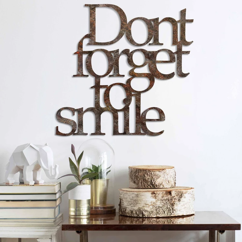Hand-painted decorative metal wall accessory, antique colour, 67 x 70 cm, durable 1.5 mm metal body, unique art for home decor and style - Image 1