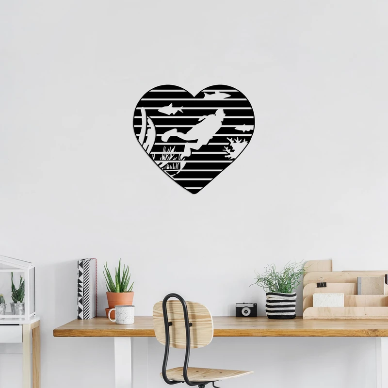 Stylish Black Decorative Metal Wall Accessory, 78 x 70 cm, 100% Metal (1.5 mm Thick), Easy Wall Mounting, Perfect for Modern Home Decor