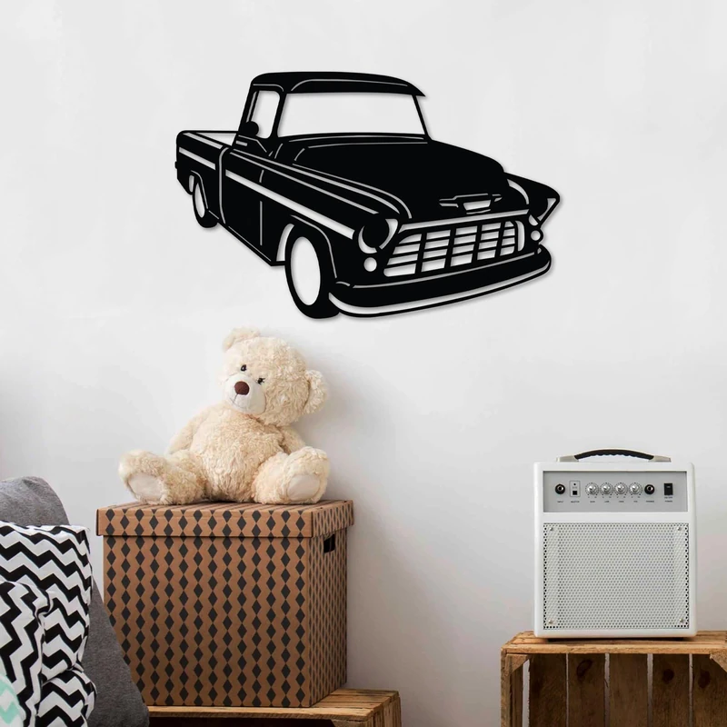 Stylish Black Decorative Metal Wall Accessory, 60 x 39 cm, 100% Metal, 1.5 mm Thickness, Perfect for Modern Home Decor & Accent Walls