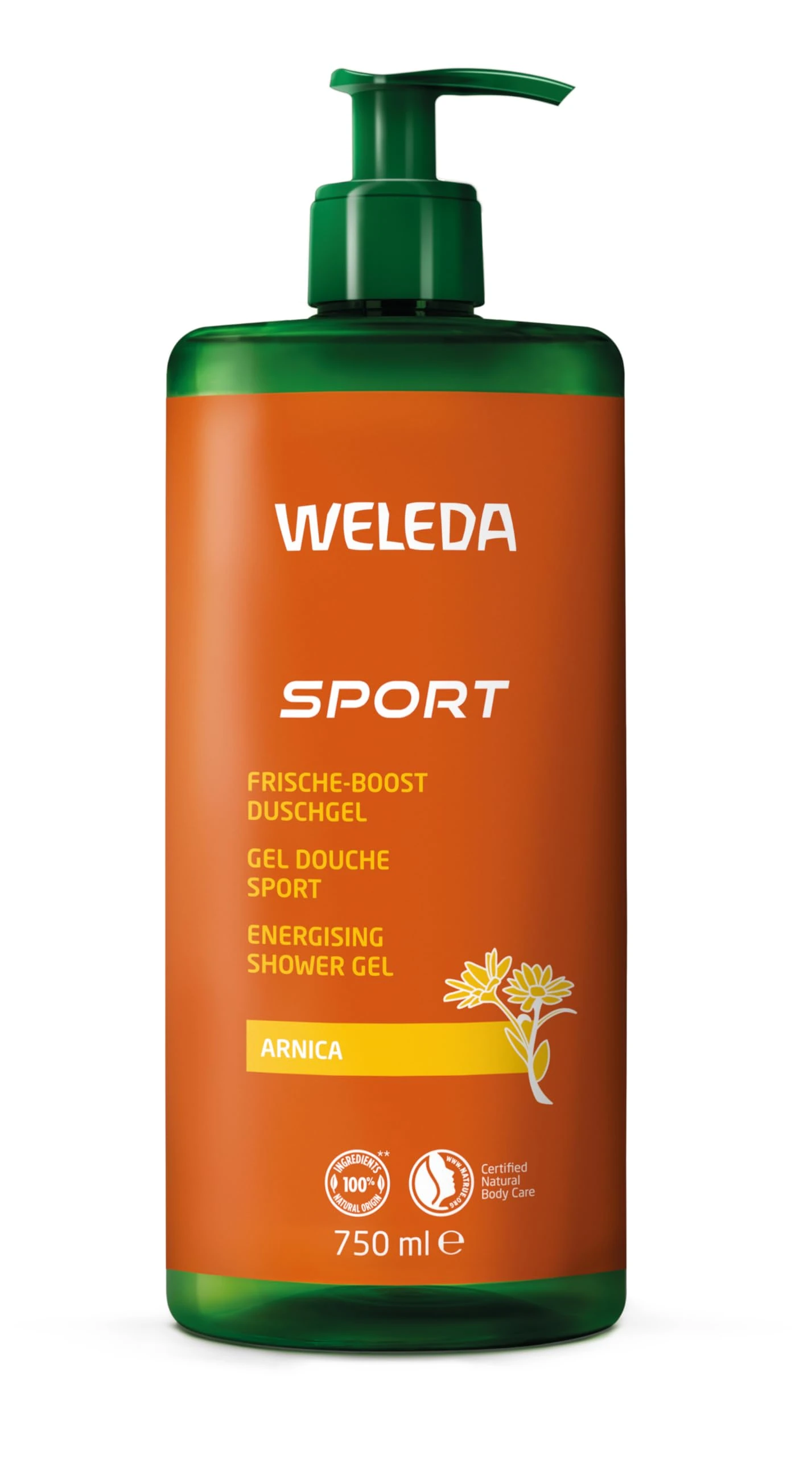 Weleda Sport Body Wash with Arnica, 750ml