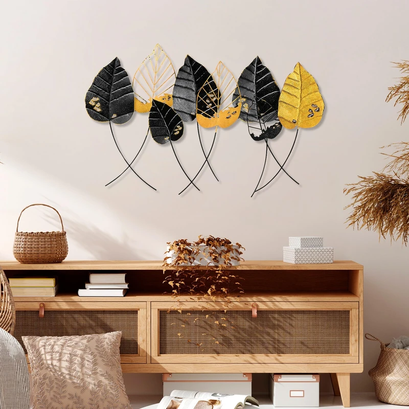 Handmade Decorative Metal Wall Accessory, 67 x 112 cm, 100% Metal (1.5 mm), Unique Hand-Painted Design, Perfect for Home Decor & Art Lovers - Image 1