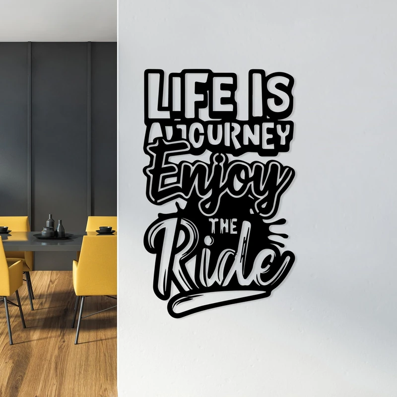 Stylish Black Decorative Metal Wall Accessory, 42 x 70 cm, 100% Metal, 1.5 mm Thick, Lightweight (0.92 kg), Perfect for Modern Home Decor