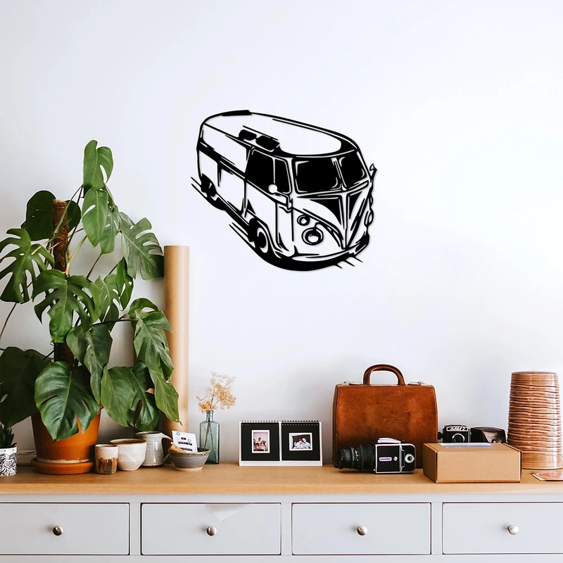 Stylish Black Decorative Metal Wall Accessory, 60 x 70 cm, 100% Metal, 1.5 mm Thickness, Perfect for Modern Home Decor & Unique Wall Art