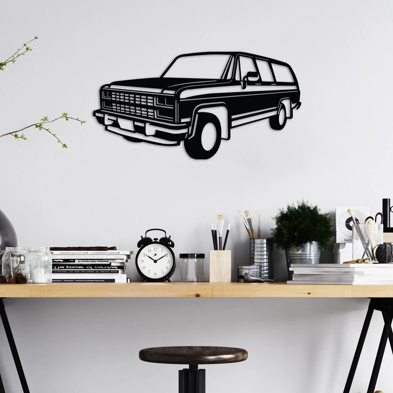 Stylish Black Decorative Metal Wall Accessory, 60 x 32 cm, 100% Metal, 1.5 mm Thickness, Lightweight (0.664 kg), Perfect for Modern Home Decor