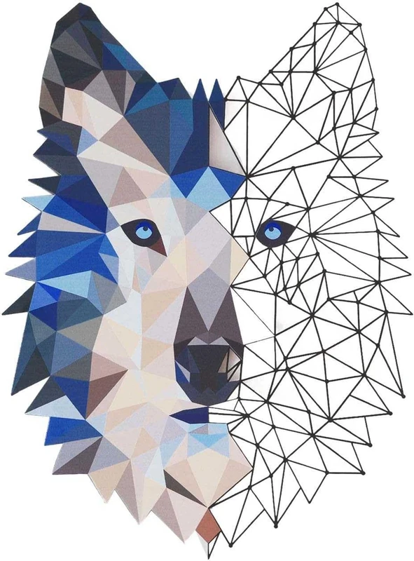 Stylish Decorative Metal Wall Accessory, 35 x 48 cm, 100% Steel, 1.2 mm Thick, Lightweight 0.7 kg, Perfect for Modern Home Decor & Art Display