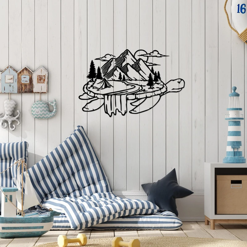 Stylish Black Decorative Metal Wall Accessory, 45 x 70 cm, 100% Metal, 1.5 mm Thickness, Perfect for Modern Home Decor & Unique Wall Art