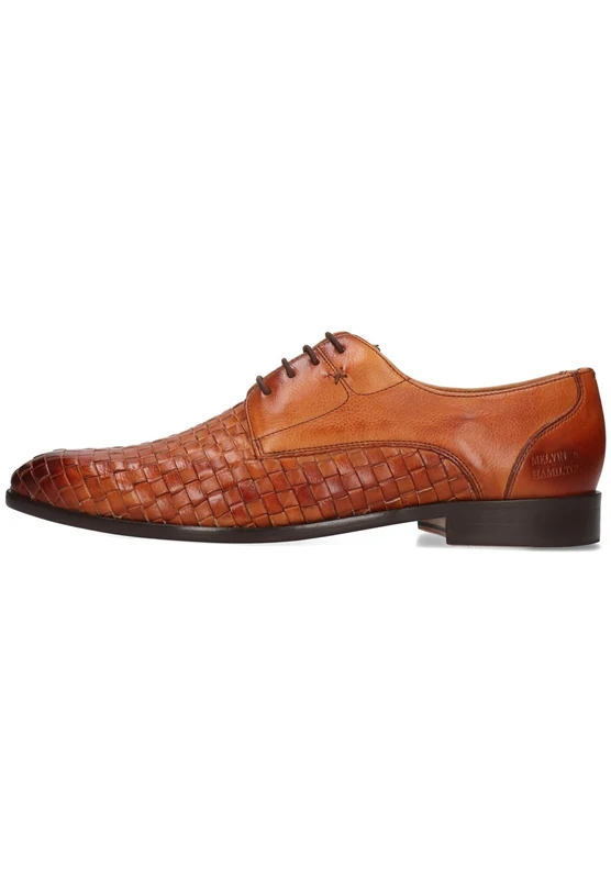 Melvin & Hamilton Men's Elyas 4 Woven Lecce Tan Oxford, Brown, 9.5 UK