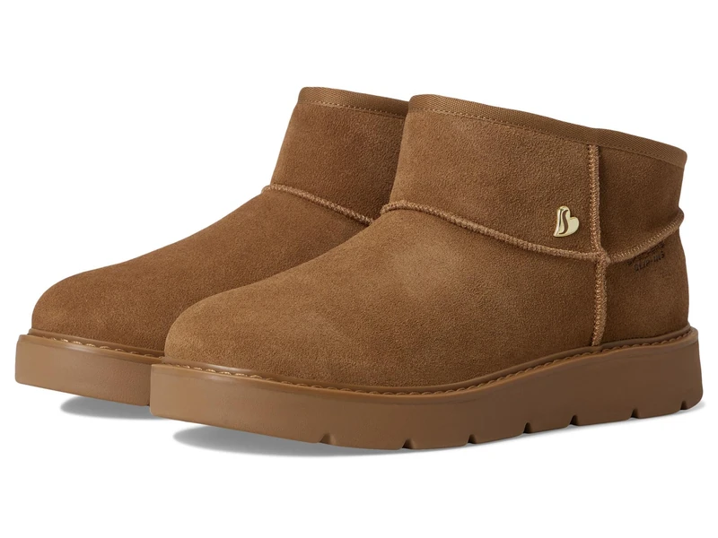 Skechers Women's Keepsakes Cozy Cozy MINI Trainers, Chestnut, 3.5 UK
