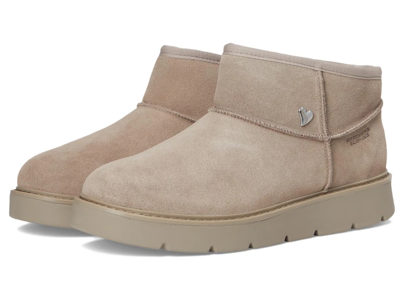 SKECHERS KEEPSAKES COZY COZY MINI, Taupe, 6 UK