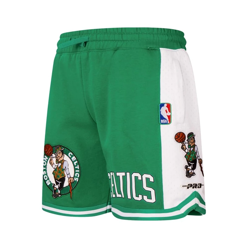 Pro Standard Big Boys NBA Boston Celtics Classic Chenille Athletic Short Kelly Green XL