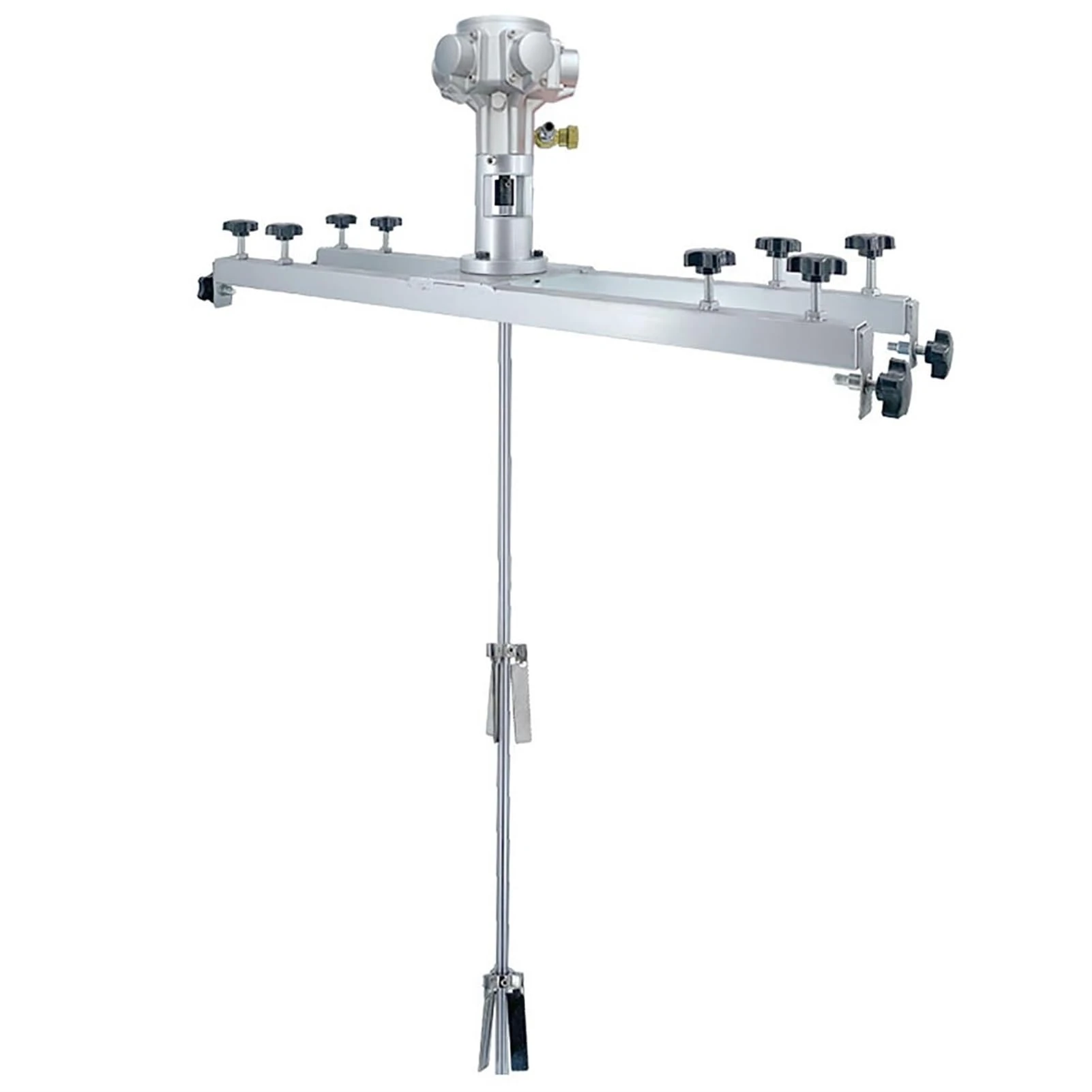 SaryEdge IBC Air Agitator, Pneumatic 1 Ton Tank Mixer Machine, Folding Propeller, with Support Hanger, for Paint Coating Materials Viscous Liquid Ink Dissolver Agitator(