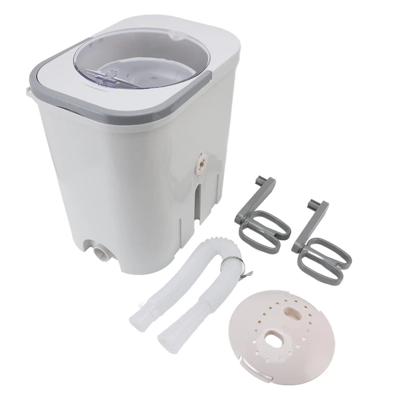 Portable Manual Washing Machine Hand Crank Rotary Laundry Washer for Underwear Dormitory Apartment Camping Compact Space Saving Design Ideal for Small Spaces