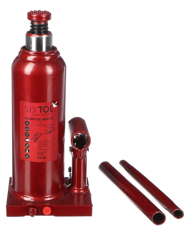 SIXTOL SX Bottle Jack Premium 6T | Hydraulic Trolley Jack | 6 Tonnes | Professional Quality | Fully Welded Construction