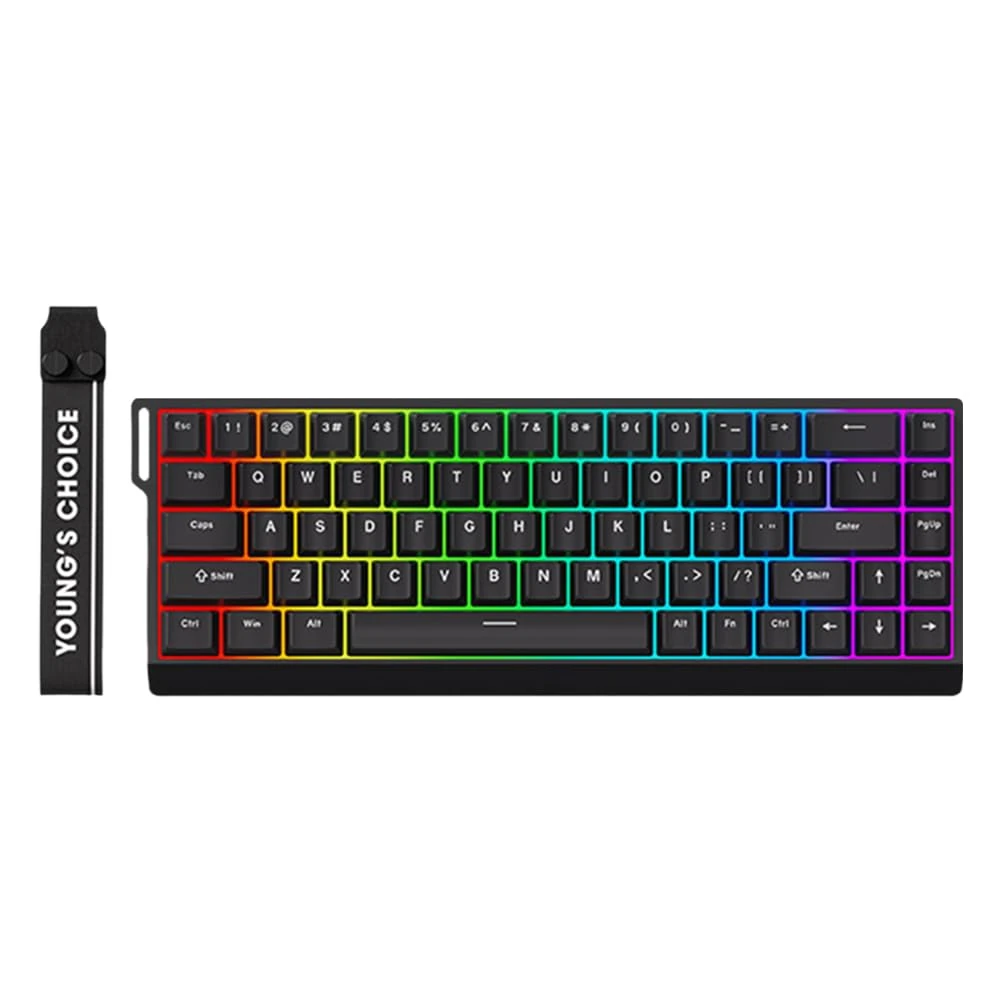 LYEAA Compact Wired Mechanical Gaming Keyboard with 128K Sampling Rate and Rapid Trigger Keyboard