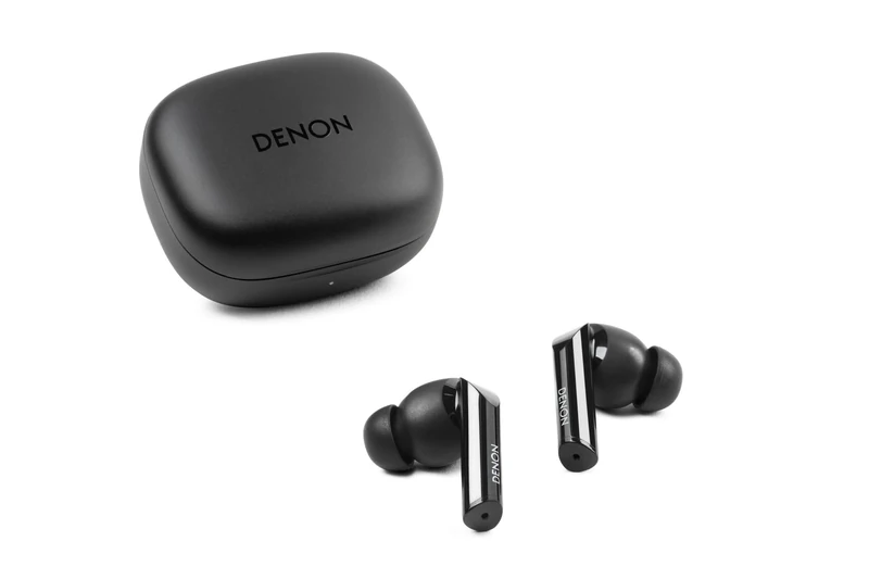Denon AH-C840NCW True Wireless Blueooth In-Ear Headphones with Active Noise Cancelling, Water Resistant Earbuds with Crystal Clear Call Quality - Black
