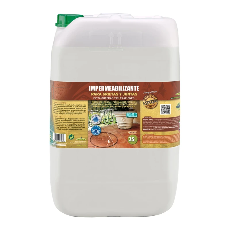 Monestir - Waterproofing for Cracks and Joints - Terraces and Attics - Floor and Wall - 25 Liters