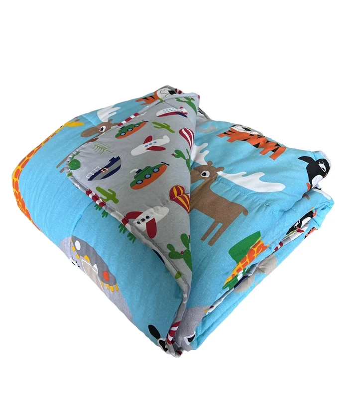 Catherine Lansfield Animal Adventures Quilt 240 x 220 cm