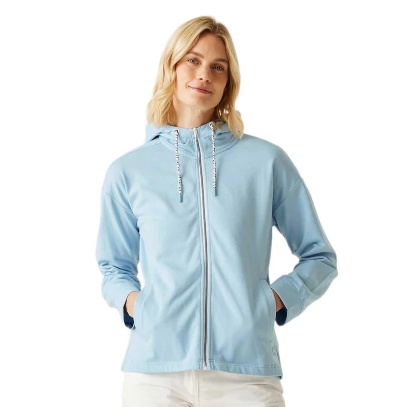 Regatta Women's Bayletta Hoody II Brushed Fleece Zip-up Top Blue 18