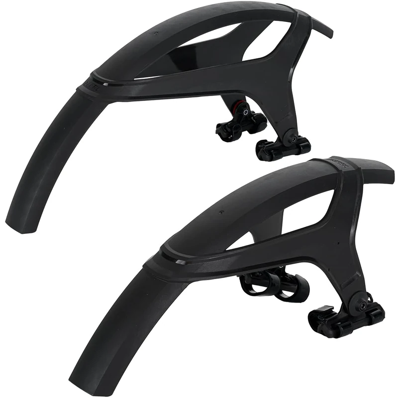 ZEFAL Deflector M65 Front and Rear Mountain Bike Mudguard Set, Black, 26" / 27.5" / 650B / 28" / 29"