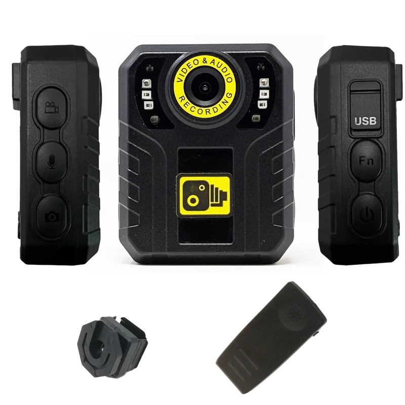 Recall Pro Lite Body Worn Camera 1080P Personal Security Body Worn Camera Video Recorder BodyCam with Night Vision, Video & Audio Recording Retail Courier SIA Safety
